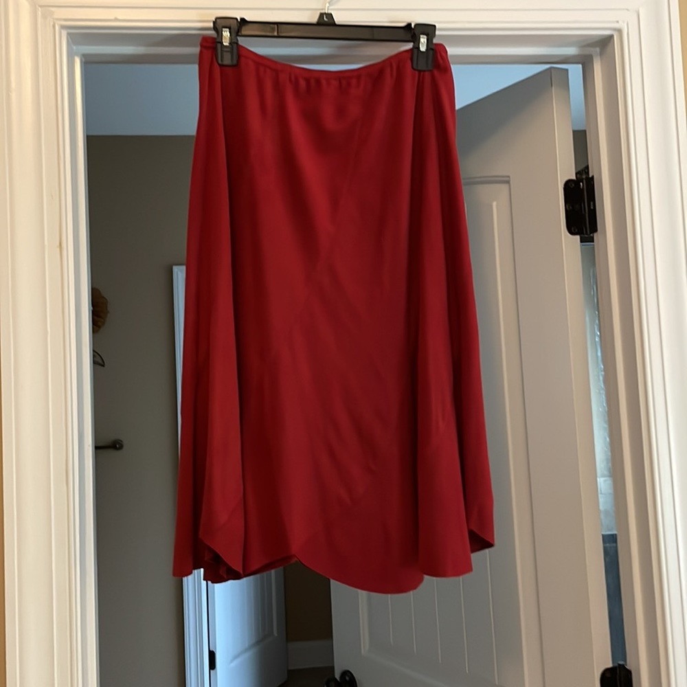 Beautiful red skirt